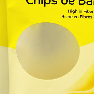Bolsas de Plástico Doypack con Cierre Hermético para Chips de Plátano, Impresión Personalizada, Sellado Central, para Chips de Fruta - Product Image 2