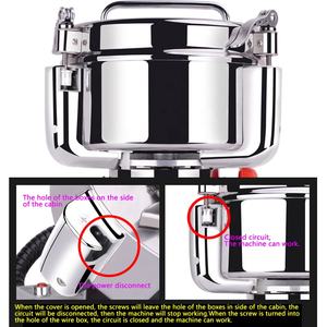 DAMAI 3000W Aço Inoxidável Industrial Grain Moagem Máquina Swing Modelo CE Certified Pó Grinder 30-300mesh Finura - Product Image 2