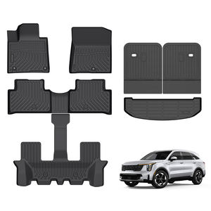Vente en gros 3D TPE Tapis de sol de voiture Revêtement de sol Siège arrière Tapis de coffre pour <span class=keywords><strong>Kia</strong></span> Sorento MQ4 2021-2025 - Product Image 1