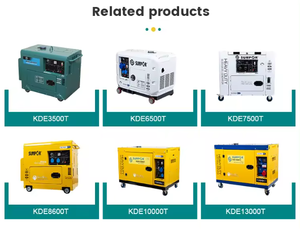 6000W 8000 Watts 12kVA 12kw Générateur diesel silencieux portable <span class=keywords><strong>6</strong></span> Kw 10 <span class=keywords><strong>kVA</strong></span> 12000 W - Product Image 6