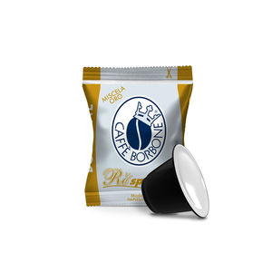Set Espresso Borbone Gold 100 Capsule Compatibile con NESPRESSO, con Metallo e Foglio di Alluminio con Coperchio, 0,16 Capsule - Product Image 1