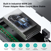 Sipolar 600W 16 Puertos USB C Hub C-165PD Estación de Carga Rápida PD Profesional Máx. 30W para Laptops