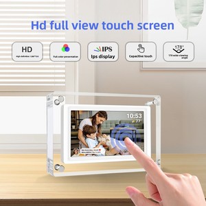 Cadre <span class=keywords><strong>photo</strong></span> numérique en acrylique NX P1 5 pouces avec WiFi, mémoire 32 Go, prend en charge la <span class=keywords><strong>musique</strong></span> et les vidéos MP4 - Product Image 3