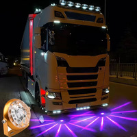 YOSOVLAMP 12-24V camion modification châssis LED arc-en-ciel fond décoration lumière clignotante lampadaire