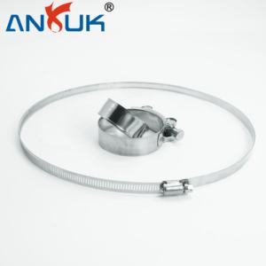 Collier de serrage en acier inoxydable personnalisé 304 316, plage de serrage flexible de 12 mm à 300 mm, <span class=keywords><strong>bande</strong></span> à vis <span class=keywords><strong>renforcée</strong></span> pour systèmes de ventilation - Product Image 2