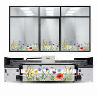Plotter de Inyección de Tinta UV de Formato Grande Locor, Impresora Híbrida UV LED de 1.8m 3.2m para Impresión de Vinilos, Pancartas y Pósters
