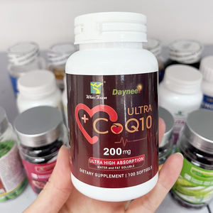 Fabricante de etiqueta privada COQ10 Píldoras OEM Custom CoQ10 Softgel Coenzima Q10 Cápsulas Ultra CQ10 Suplementos nutricionales diarios - Product Image 5