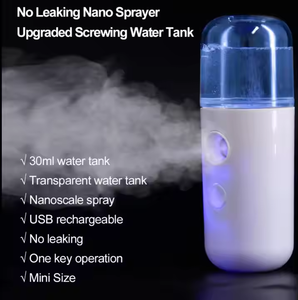 เครื่องพ่นไอน้ำสำหรับใบหน้าแบบพกพา2024เครื่องพ่นละอองนาโนไฟฟ้าสำหรับดูแลผิวเครื่องอบไอน้ำสำหรับใบหน้าขนาดพกพา - Product Image 2