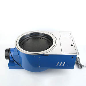 شواية تجارية للمطاعم تعمل بالفحم والغاز شواية باربيكيو كورية شواية باربيكيو تعمل بالغاز دون دخان شواية باربيكيو بمحرك ذي وقودين - Product Image 3