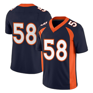 เสื้อฟุตบอลอเมริกันพิมพ์ลายและปักลายพิมพ์ซับลิเมชันงาน OEM เสื้อเจอร์ซีย์แฟนอเมริกันฟุตบอลชุดยูนิฟอร์มสำหรับงานปาร์ตี้ - Product Image 6