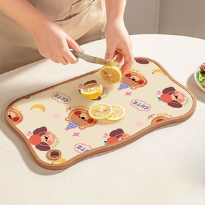 Plastic Cutting Board Rectangle Anti Bacterial Kitchen Fruit Chopping Block Multifunction Easy To Clean Non Toxic - Product Image 2