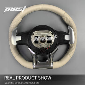 สำหรับ Mercedes-Benz 2015-2021พวงมาลัยหนังหรูหราปรับแต่งได้พอดีกับ W205 W213 GLA <span class=keywords><strong>S</strong></span> E-Class <span class=keywords><strong>A35</strong></span> C63 GT <span class=keywords><strong>AMG</strong></span> - Product Image 5