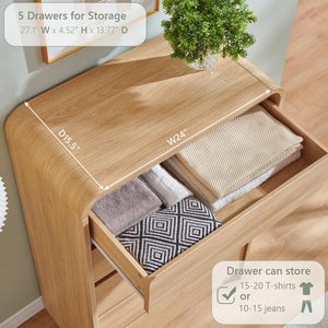 Aparador de estilo madera maciza, mueble de almacenamiento multifuncional para sala de estar, mueble de almacenamiento moderno y minimalista para dormitorio - Product Image 4