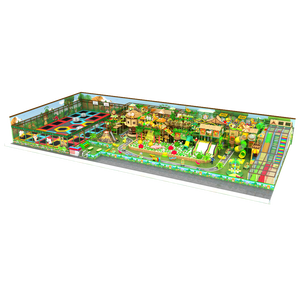 Parc d'attractions intérieur sur le thème de la jungle Aoleao pour enfants de 3 à 12 ans, taille personnalisée, grande capacité, combinaison de filets de cordes et piscine à balles - Product Image 3