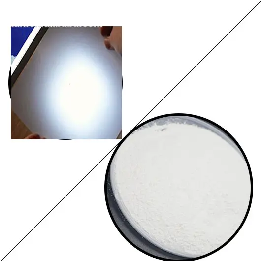 Recycled plastic resin LED panel board milky diffuser silicone elastomer PC PMMA PS PP Light diffusion agent dispersing powder