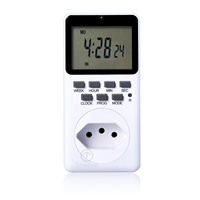 Enchufe Digital Programable de 220V con NFC de 10A, con Temporizador de Luz en el Enchufe