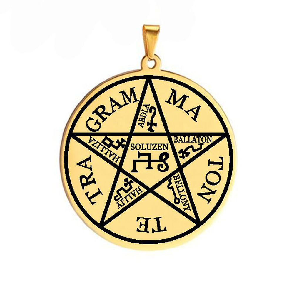 Golden pendant