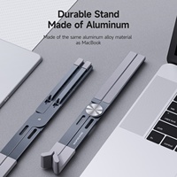 DUX DUCIS X-Shape Support pliable pour ordinateur portable pour Macbook 16 pouces Support de réglage en métal pour Macbook 13 pour Huawei