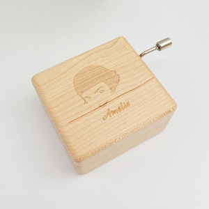Ever Bright Logotipo personalizable Caja <span class=keywords><strong>de</strong></span> madera <span class=keywords><strong>de</strong></span> arce macizo Patrón cuadrado Función <span class=keywords><strong>de</strong></span> manivela Canción <span class=keywords><strong>de</strong></span> feliz cumpleaños para cumpleaños <span class=keywords><strong>Navidad</strong></span> - Product Image 4