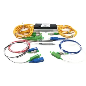 FWDM T 1550 R 1310 1490 nm optical fiber 3 ports with FC/APC SC/APC Connector ABS BOX type lszh