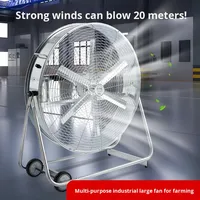 Ventilador de ventilación móvil de escape eléctrico industrial de 24 "30" 36 "pulgadas, ventilador de tambor de barril de Motor de circulador de aire portátil