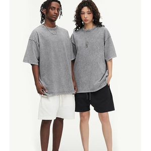 เสื้อยืดโอเวอร์ไซส์ล้างวินเทจ3แพ็ค | เสื้อยืดทรงหลวมแนวย้อนยุคของผู้ชาย | เสื้อสตรีทแวร์ผ้าฝ้ายเนื้อนุ่ม - Product Image 5