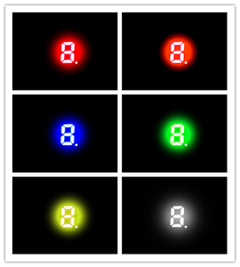 Affichage LED SMD à 7 segments ultra fin de 3 mm, petite taille, 0,2 pouce, à chiffre unique - Product Image 2