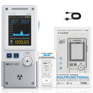 FNIRSI GC-03 Medidor de Radiación Nuclear y EMF 3 en 1, Detector Ionizador con Tubo Geiger, Monitor de Dosis de Alta Precisión con Alarma - Product Image 1