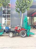Machine de forage de puits d'eau montée sur tracteur diesel pour usage agricole
