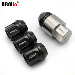 HRMin 10.9 Grade Gr.5 Écrous de roue <span class=keywords><strong>antivol</strong></span> en titane Écrou de roue en titane M14 * 1.5*27mm ForJeep, <span class=keywords><strong>Land</strong></span> <span class=keywords><strong>Rover</strong></span>,Tesla, Cherokee,Jaguar VW - Product Image 6