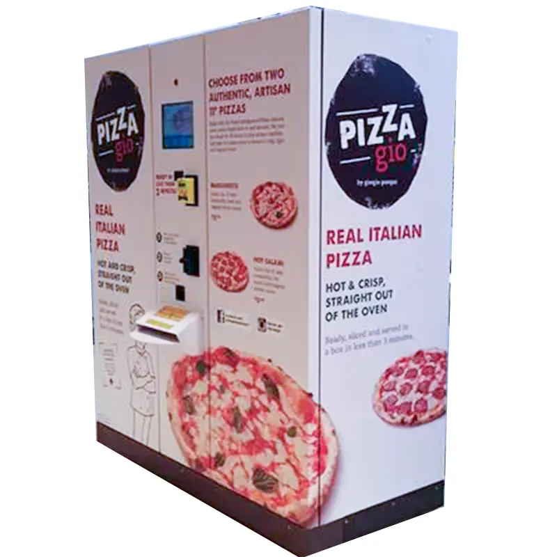 Touchscreen Contactloos Aanpasbaar Koelsysteem High-End Nieuwe Stijl Pizza Automatische Automaat Te Koop