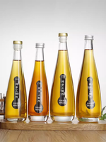 Bouteille en verre pour boissons, eau minérale française Evian haut de gamme, 350 ml, 500 ml, 750 ml, pot en verre, bouteille en verre