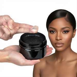 Vegan Herbal Strong Hold Hair <b>Edge</b> Control <b>Plastic</b> Jar Containers for Children's Pomade - Product Image 1