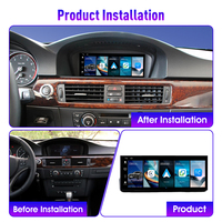 Radio para Auto KUNFINE de 12.3 Pulgadas con Sistema Linux para BMW Serie 3 E90 E91 E92 2004-2012, Sistema CCC CIC, Reproductor Multimedia, GPS, Navegación, Carplay