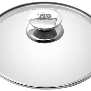 Tapa de vidrio Elo Galant de 24 cm con mango de acero inoxidable para ollas y sartenes - Product Image 1