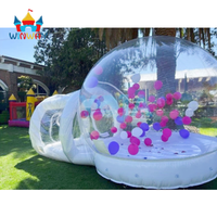 Dôme à bulles gonflable transparent, tente à bulles, photomaton pour fête d'anniversaire, mariage, événement, bulle gonflable commerciale