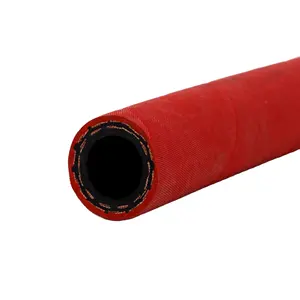 黄红黑10bar和20bar包裹光滑表面橡胶空气/水软管 -- 耐用时尚