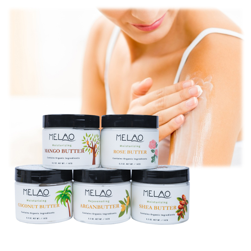 Натуральный органический лосьон для тела с манго, увлажняющий отбеливающий взбитый сырой крем для тела с маслом ши