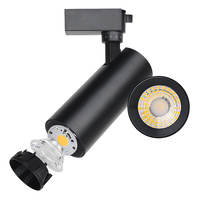 Projecteur Spot LED 220V Plafond COB Orientable Rail Lumière Focalisée 360 Haute Qualité 30W Fournisseur Éclairage Commercial Sur Rail