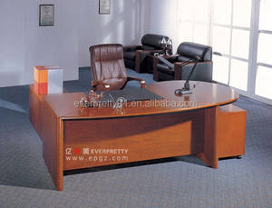 เฟอร์นิเจอร์สำนักงานดีไซน์ทันสมัยและหรูหรา โต๊ะทำงานผู้บริหารไม้ โต๊ะทำงานผู้บริหารระดับสูง - Product Image 5