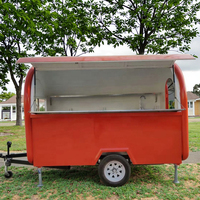 Mini Food Truck pour Shawarma Ice Cream Machine à café avec équipement de cuisine complet Restaurant mobile personnalisé BBQ Bar Taco