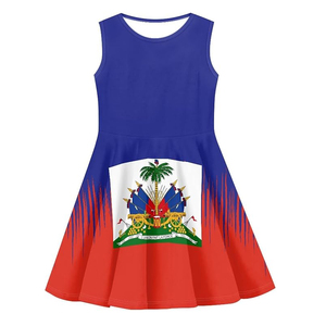 Vestidos de Verano <span class=keywords><strong>Casuales</strong></span> de Diseño Personalizado para Niñas, Vestido de Playa con Cuello Redondo, Tallas Grandes 3-16 Años, Falda para Bebés y Niñas Pequeñas - Product Image 2