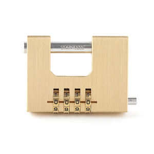Candado de latón Rectangular con combinación de <span class=keywords><strong>60mm</strong></span> y 70mm con contraseña reiniciable de grillete endurecido resistente - Product Image 6