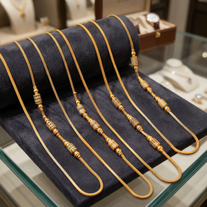 Wholesale 14K 18K 24K Micro Gold Mopu <b>Chain</b> <b>Necklaces</b>, Brass <b>Chain</b>, 24K Gold Plated CZ Stone Jewelry, Fashion <b>Chains</b> <b>Necklaces</b>. - Product Image 3
