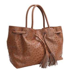 กระเป๋าถือหนังนกกระจอกเทศสุดหรูหนังแปลกใหม่กระเป๋าสิริขนาดใหญ่สําหรับผู้หญิงกระเป๋าสะพายแฟชั่นกระเป๋าแบรนด์เนม - Product Image 2