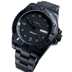 Vente en gros d'usine Tandrio Black Knight Pointer 40 mm en acier inoxydable automatique MiYOTA avec verre saphir, montre mécanique classique pour homme - Product Image 1