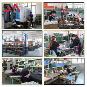 Pince <span class=keywords><strong>à</strong></span> verre carrée en alliage de zinc SVA-Z147B pour rampe de centre commercial et balustrade de balcon-Résistant <span class=keywords><strong>à</strong></span> la rouille - Product Image 6