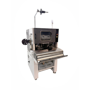 Machine à dénuder, insérer des joints et sertir les fils semi-automatique à double fil Sinrad SR-WS02S, entraînée par un servomoteur, capacité de 1200-1500 pièces/heure - Product Image 5