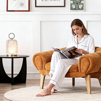 Lampe de table LED petite en verre cristal chromé pour la décoration de la maison, chambre à coucher, chevet, bureau