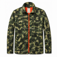 Veste de chasse matelassée imperméable pour homme, chaude et rembourrée, pour la survie en plein air, tactique, couleur olive, avec plusieurs poches